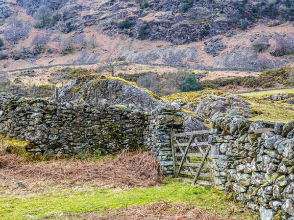 Drystone Wall and Gate Tilberthwaite Gill