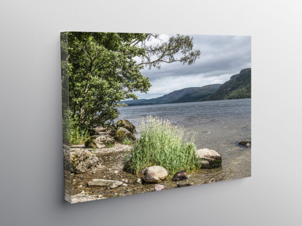 Shores of Ullswater Lake District Summertime, Canvas Print