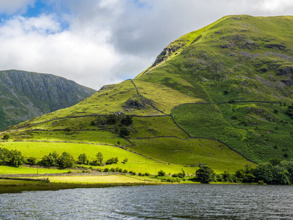 Hartsop Dodd and Gray Crag from Brothers Water
